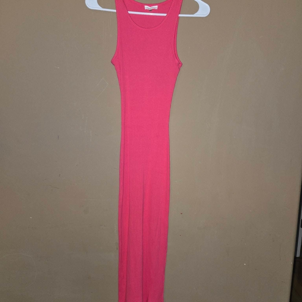Sleeveless Pink Maxi Dress